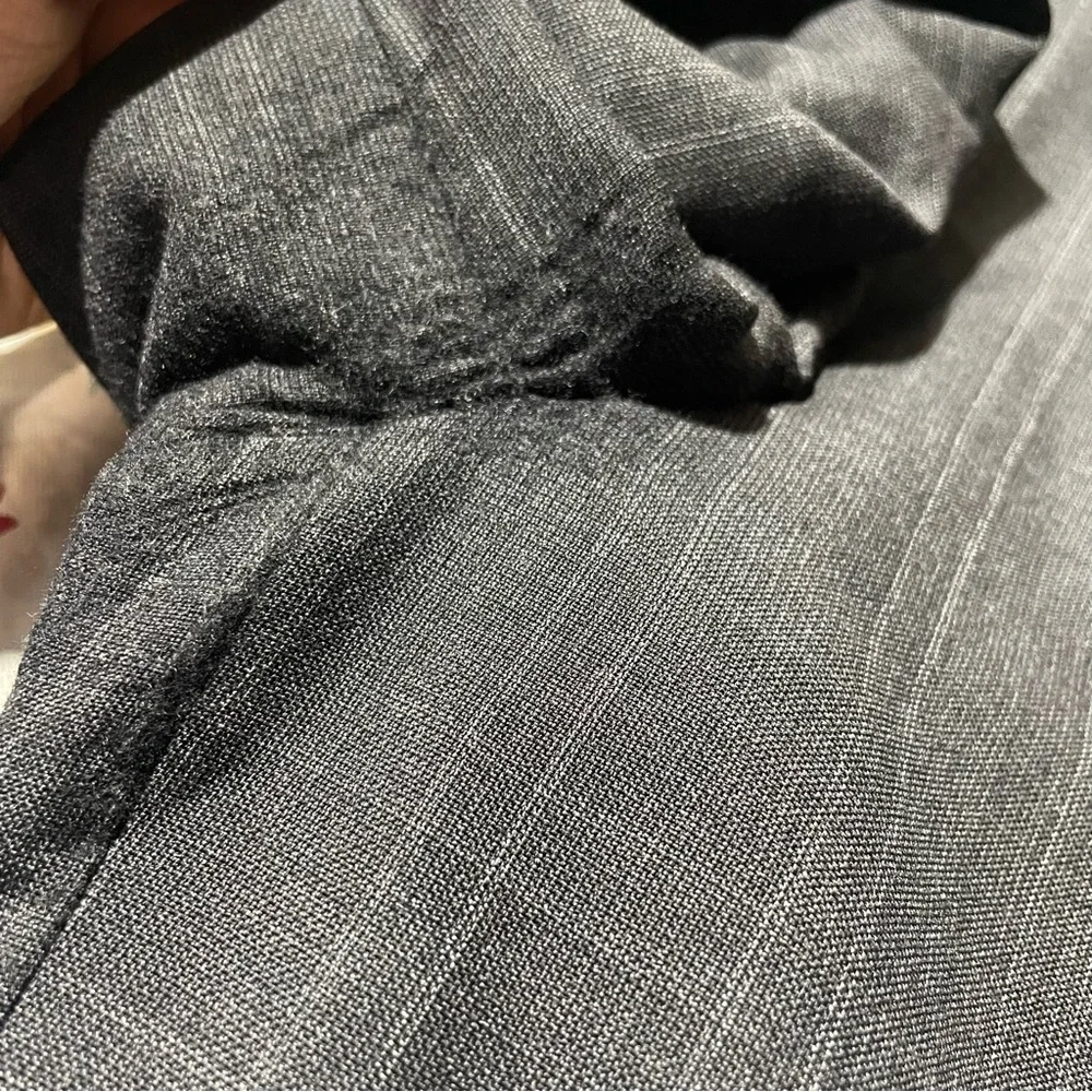 Brooks Brothers 1818 Regent Gray Charcoal Plaid Drago Wool Size 46/40 Suit Set‎